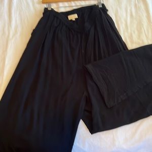 MODCLOTH BLACK WIDE LEG PANTS